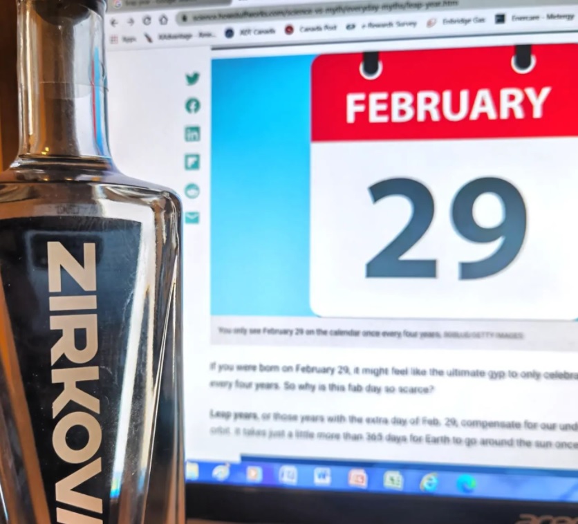 Zirkova Ultra Premium Vodka Leap Year Birthday Celebrations (February