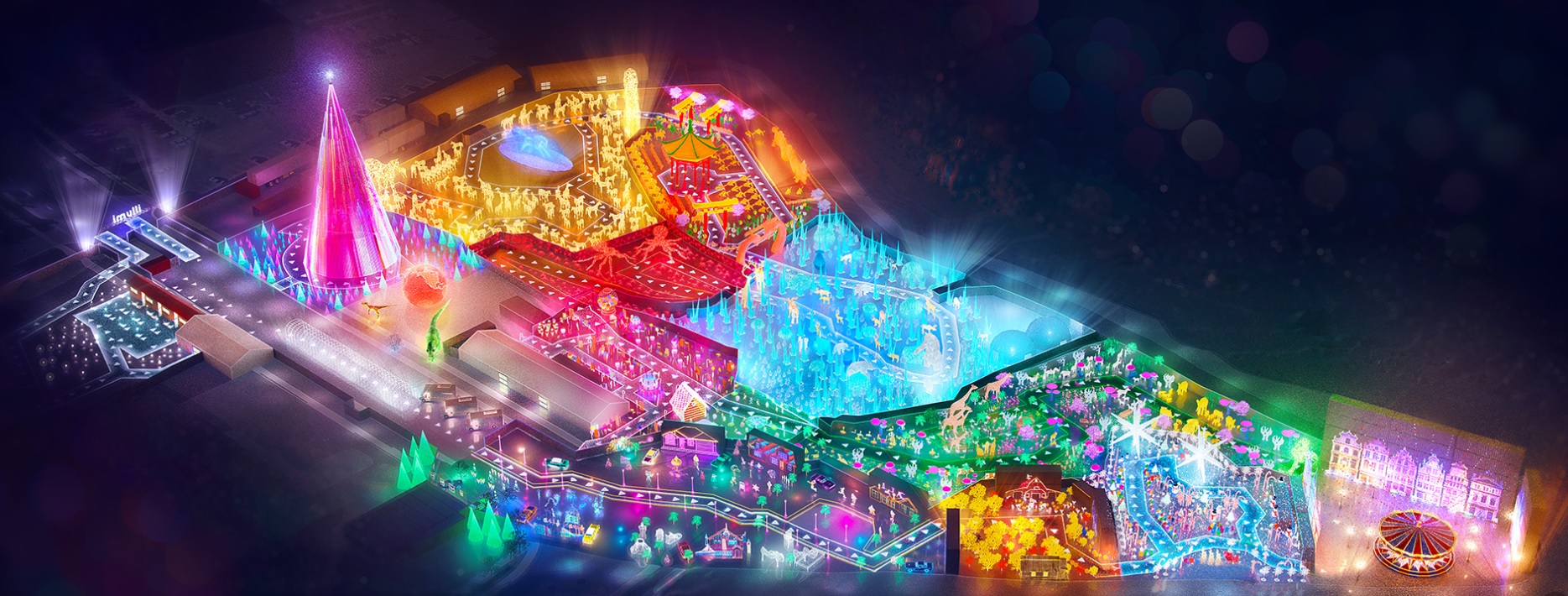 illumi Mississauga by Cavalia MultiSensory Light Show IMPRESSIVE