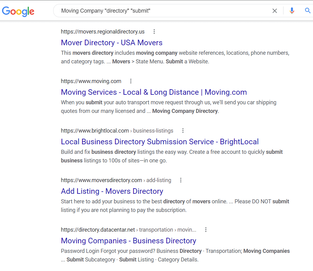 Link Building SEO for Movers Secret of Top Moving Companies