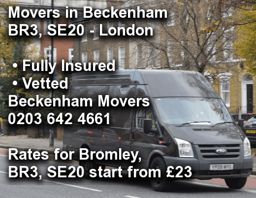 Movers Beckenham Reputable Moving services in BR3, SE20 Beckenham