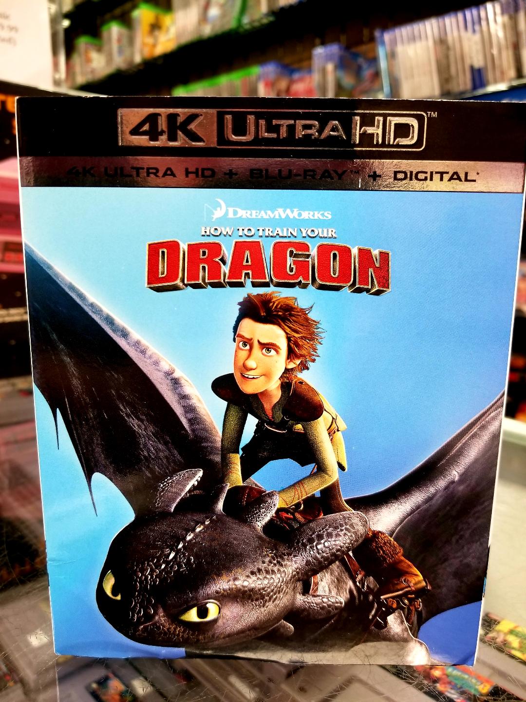How To Train Your Dragon 4k + Blu Ray + Digital Movie Galore