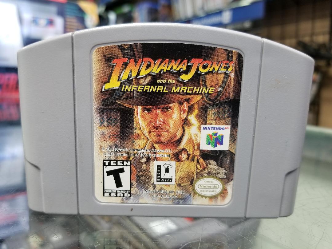 Nintendo 64 Indiana Jones & The Infernal Machine Movie Galore