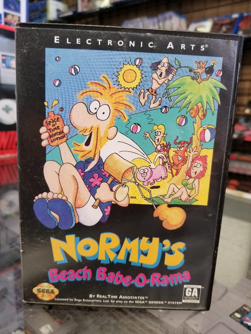 Sega Genesis Normy's Beach BabeORama Movie Galore