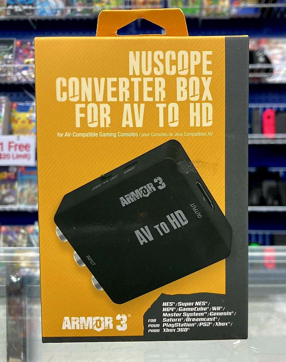 AV To HD Converter Box For NES / SNES / N64 / Gamecube / Wii / Master