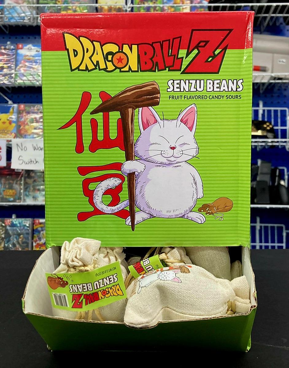 Dragon Ball Z 'Senzu Beans' Sour Candy in Drawstring Bag Movie Galore