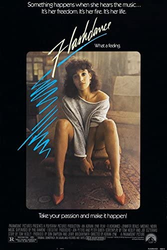 Flashdance Poster with Jennifer Beals from 1983