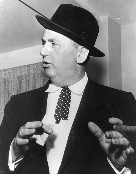 Elvis Presley's controversial manager Colonel Tom Parker, (1909 - ) often refered to as 'The Colonel'. (Photo by Alan Band/Keystone Features/Getty Images)