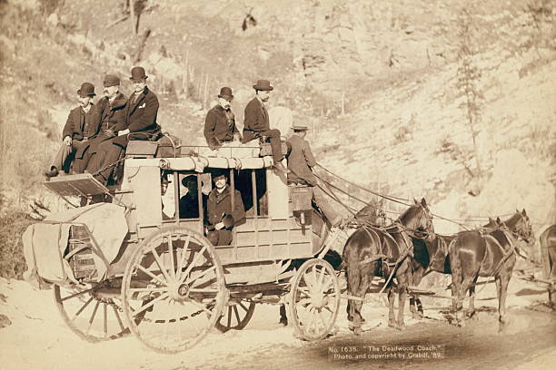 The Deadwood Coach circa 1890. (Photo by Buyenlarge/Getty Images)