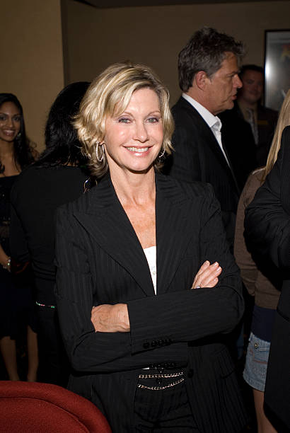 Olivia Newton John in Vancouver for the David Foster Foundation charity fund raising gala. (Photo by Christopher Morris/Corbis via Getty Images)