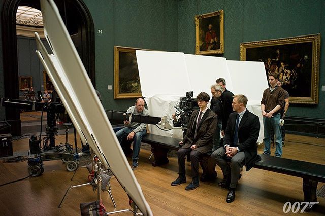Ben Whishaw, Daniel Craig, and Sam Mendes filming "Skyfall" (2012)

Photo Credit: MGM/ Columbia Pictures