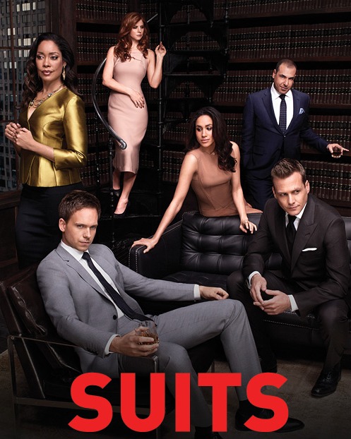 Genre: Legal drama, Created by Aaron Korsh, Starring: Gabriel Macht, Patrick J. Adams, Rick Hoffman, Meghan Markle, Sarah Rafferty, Gina Torres, Amanda Schull, Dulé Hill, Katherine Heigl, with Theme music composer: Ima Robot, and Opening theme: "Greenback Boogie" by Ima Robot, with Composer: Christopher Tyng, with Country of origin: United States, and Original language: English, and No. of seasons: 9, with No. of episodes: 134, with Executive producers: Aaron Korsh, Doug Liman, and Dave Bartis, with Producers: Gene Klein, Gabriel Macht, Patrick J. Adams, and JM Danguilan, and Production locations: New York City, and Toronto, Ontario, with Cinematography by Dan Stoloff, and Camera setup: Single-camera, with Running time: 42 minutes, and Production companies: Untitled Korsh Company, Hypnotic Films & Television, Universal Content Productions, and Open 4 Business Productions, and Original Network: USA Network (2011-19)
