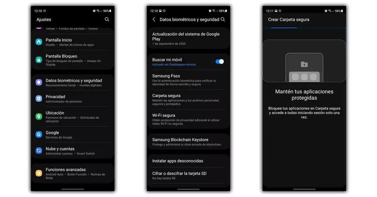 How to put a password to an app on Samsung