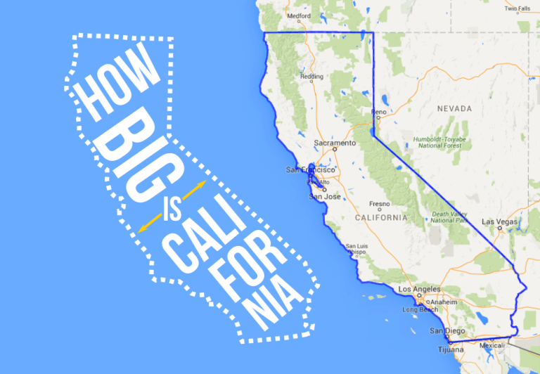 How Big is California?
