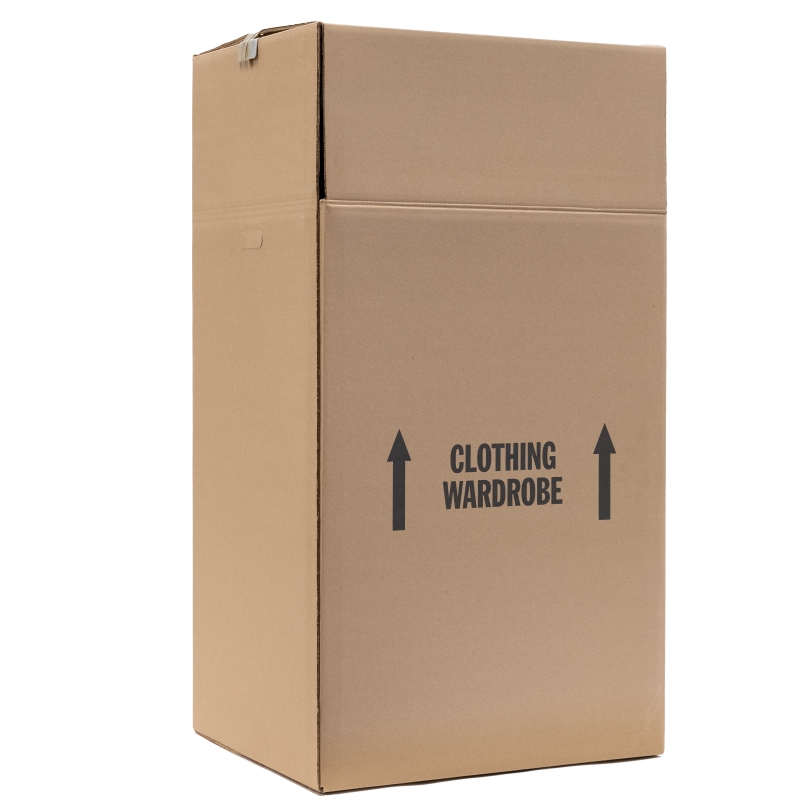 24" Grand Wardrobe w/bar Moving Ahead Services Moving Boxes