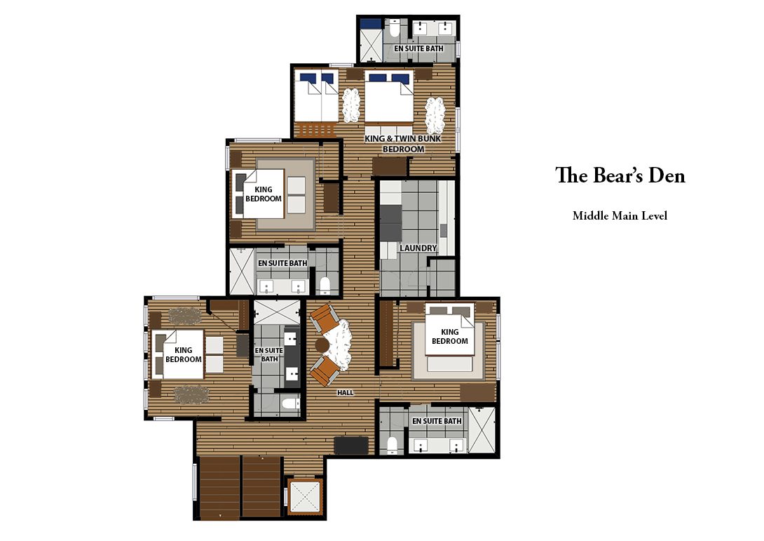 The Bear's Den Rental Moving Mountains