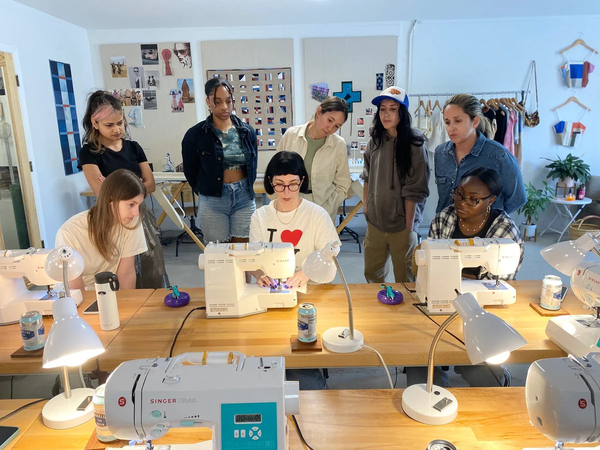 Intro to Sewing Moving Thread Sewing Classes Los Angeles