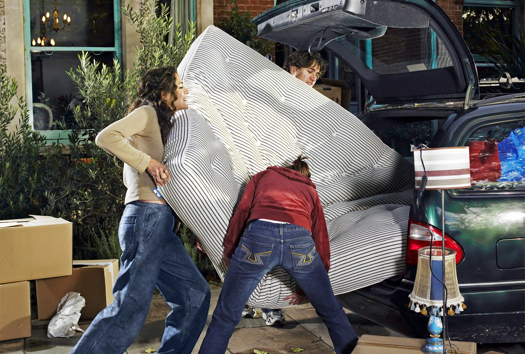 hire movers or beg friends