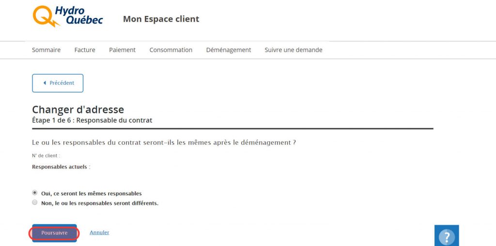 Comment faire mon changement d’adresse avec HydroQuébec lors d'un