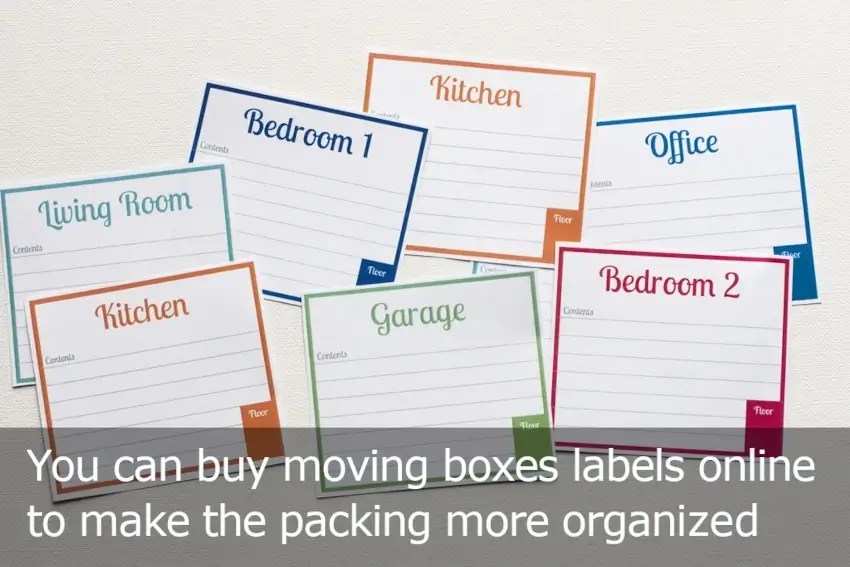 How To Label Moving Boxes Movivan Removals