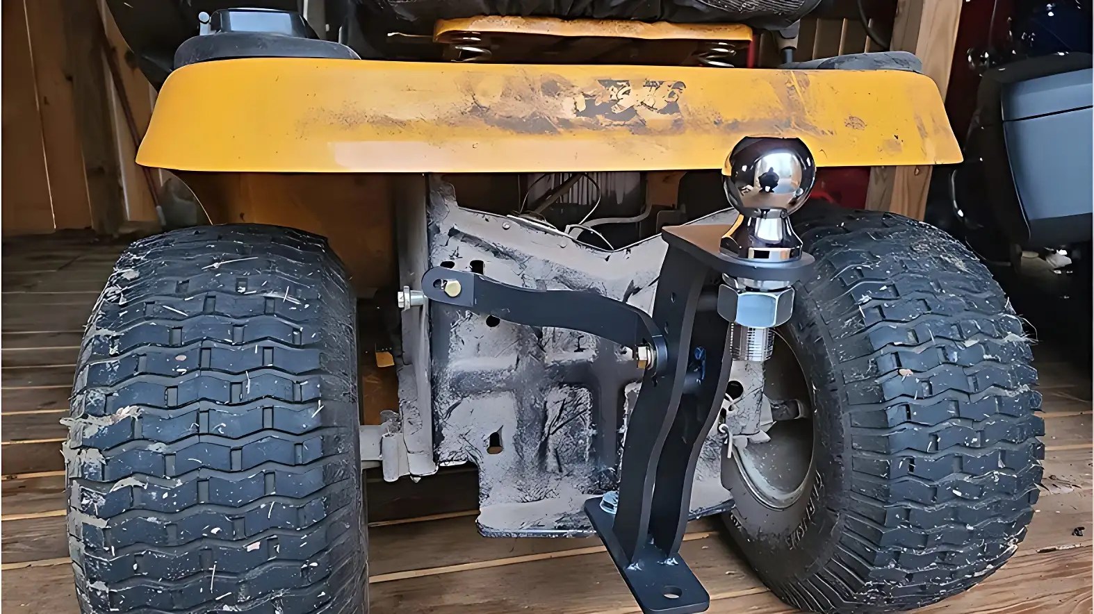 Build A Lawn Mower Trailer Hitch