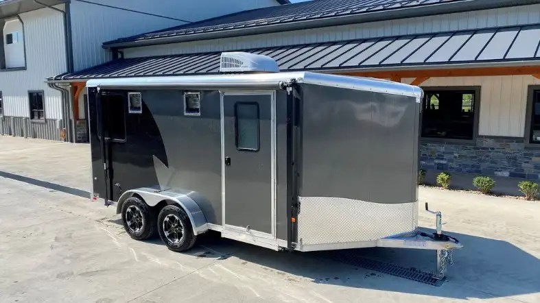 Enclosed Motorcycle Trailer Al