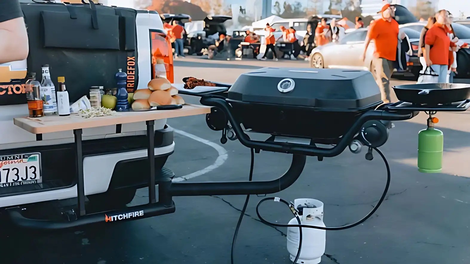 Grill For Trailer Hitch