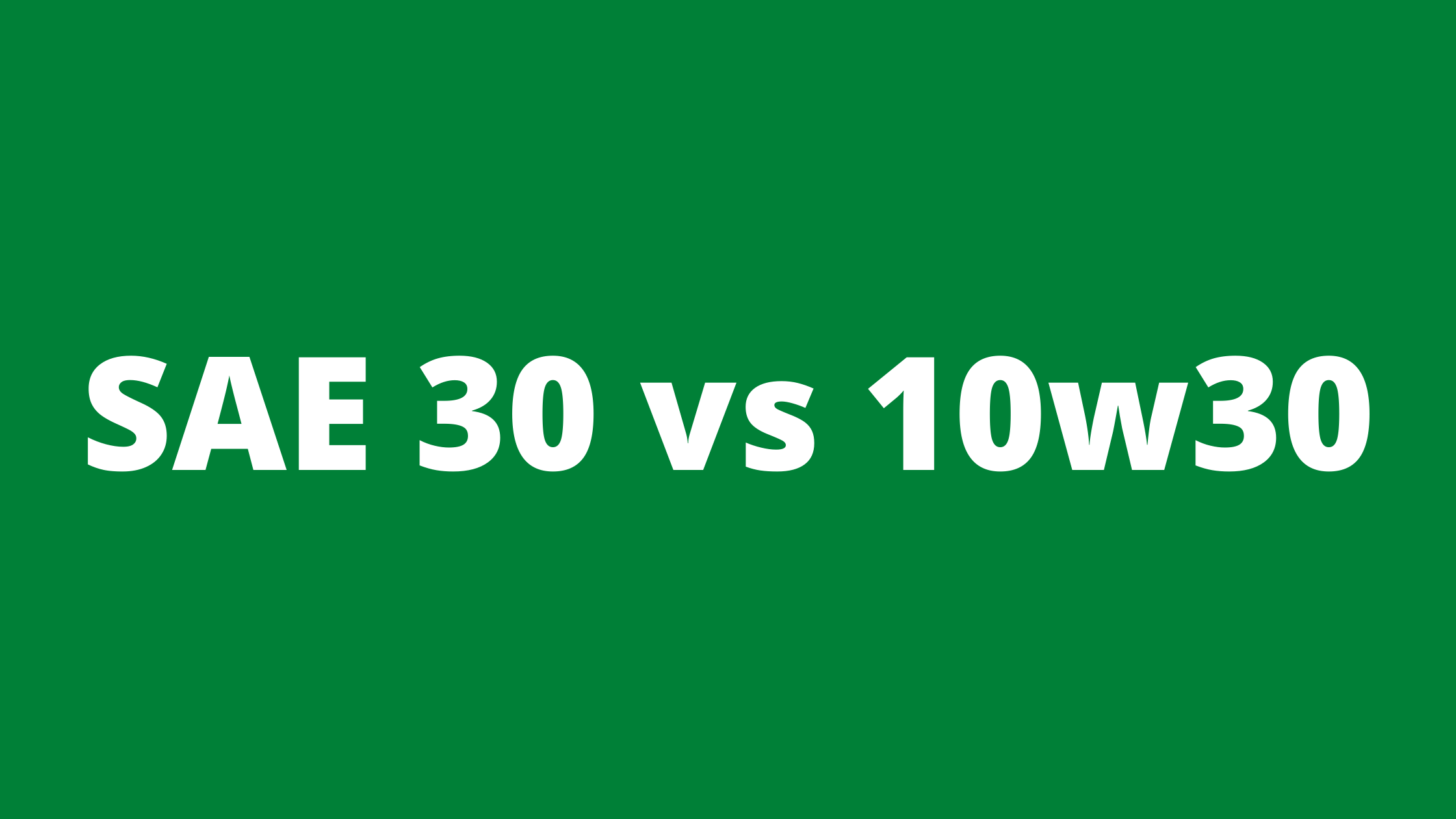 SAE 30 Vs 10w30 Mower Oil 10 Best Difference Mowerify