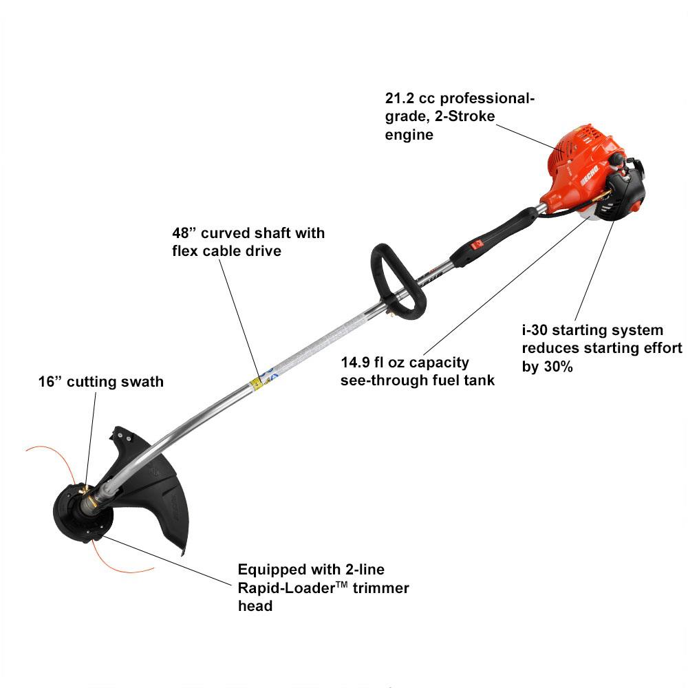 echo curved string trimmer Mowing With Matt