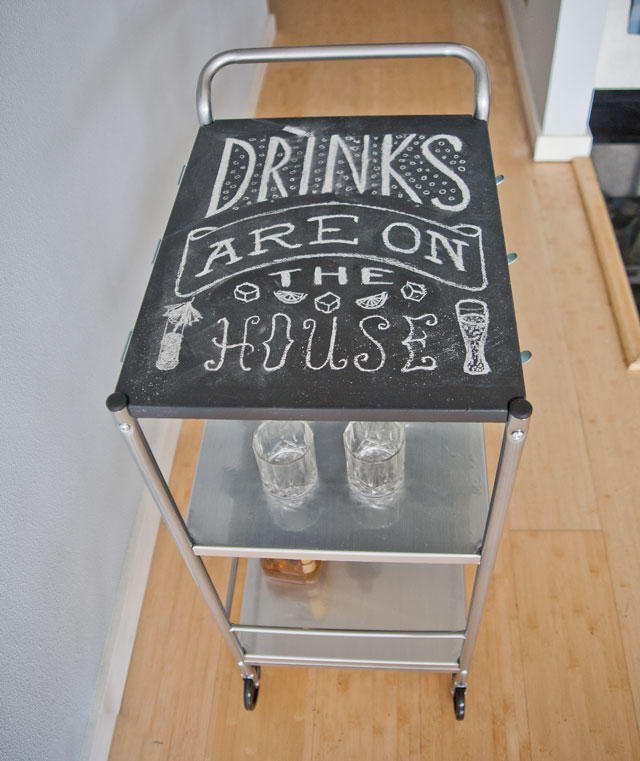 Ikea Bygel Utility Cart Makeover mox & fodder