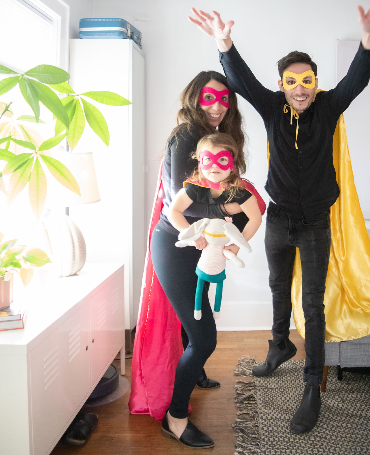 Easy Halloween Costume Superhero Family mox & fodder