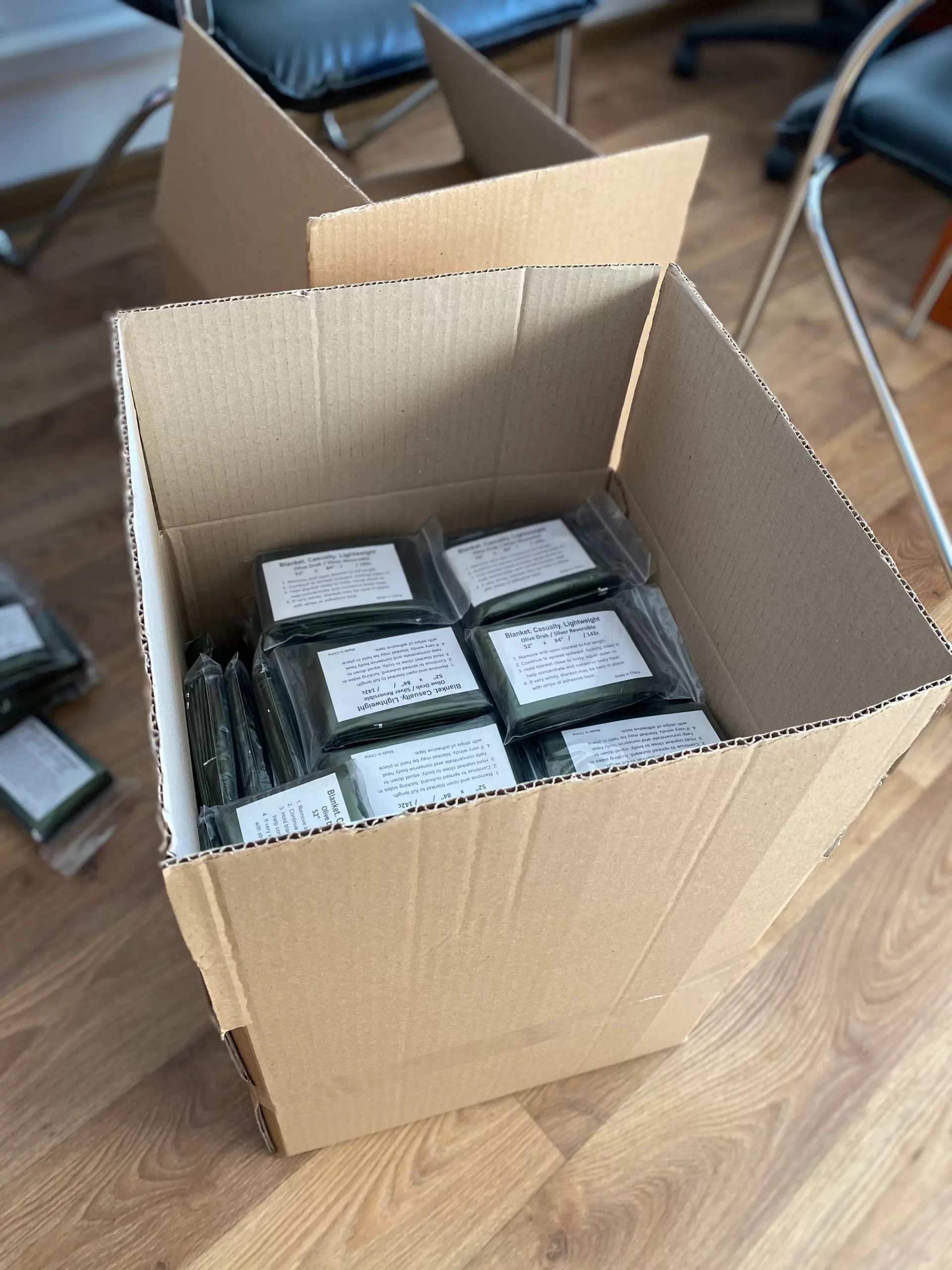 Thermal blankets for soldiers Moya Ukraine Inc