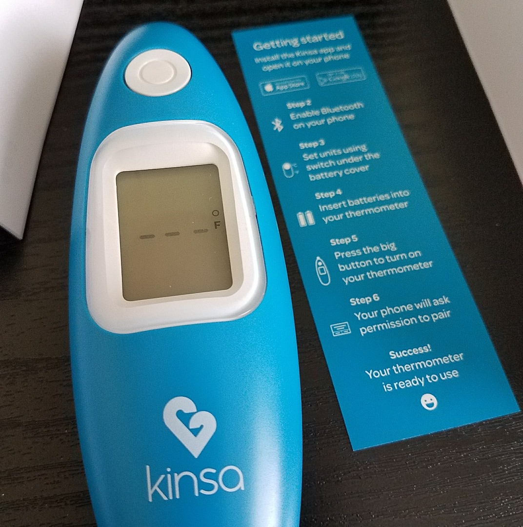 Kinsa Digital Smart Ear Thermometer for Baby, Kid and Adult Moy