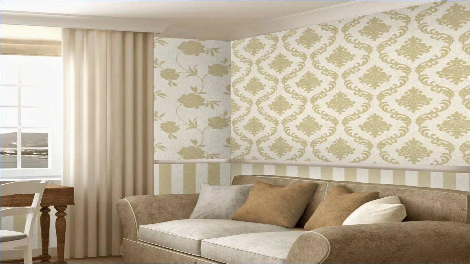 صور دهانات قطيفة بيج كشمير كافية اوف وايت 2025