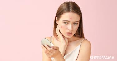 علامات الحمل على الوجه