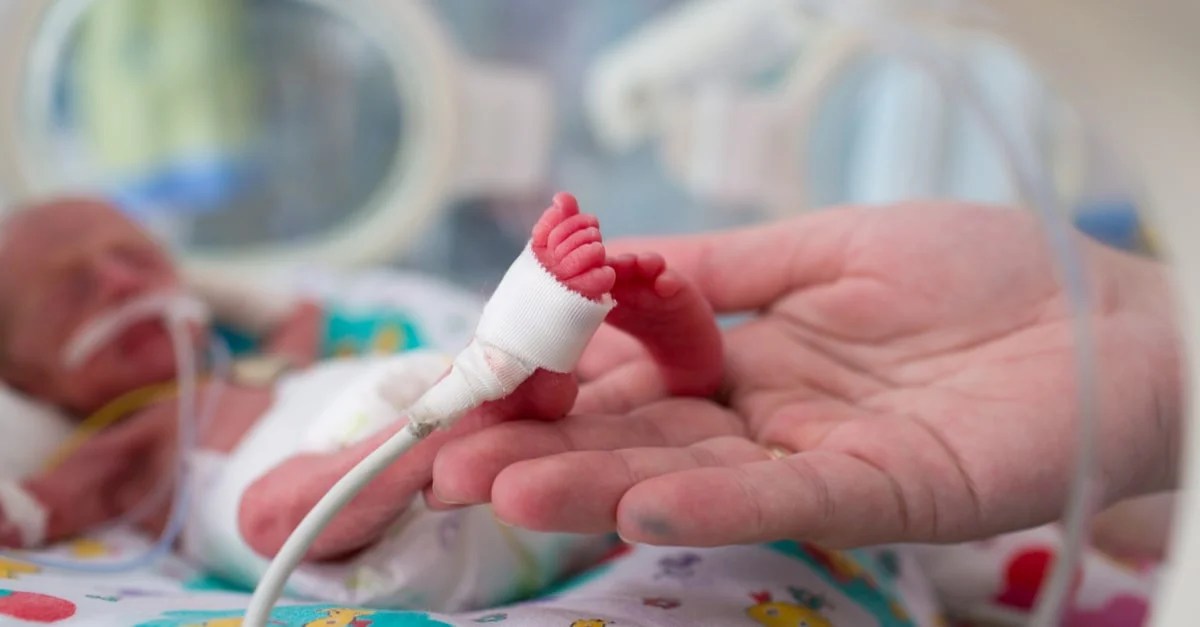 متى يبدأ الطفل الخديج بالنظر