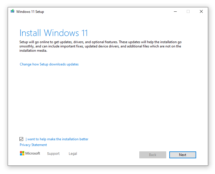 تثبيت ويندوز 11