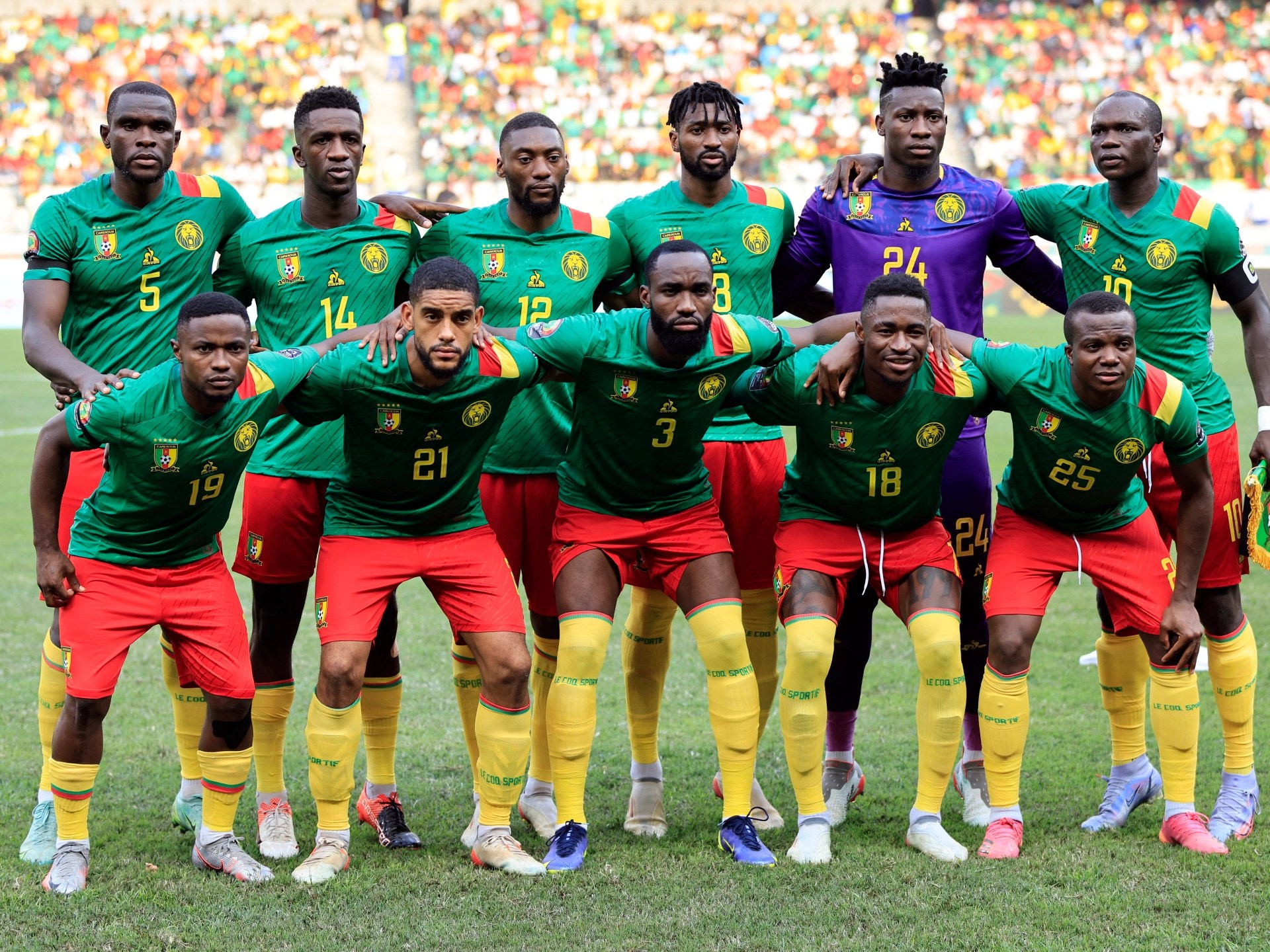 ما هو لقب منتخب الكاميرون لكرة القدم