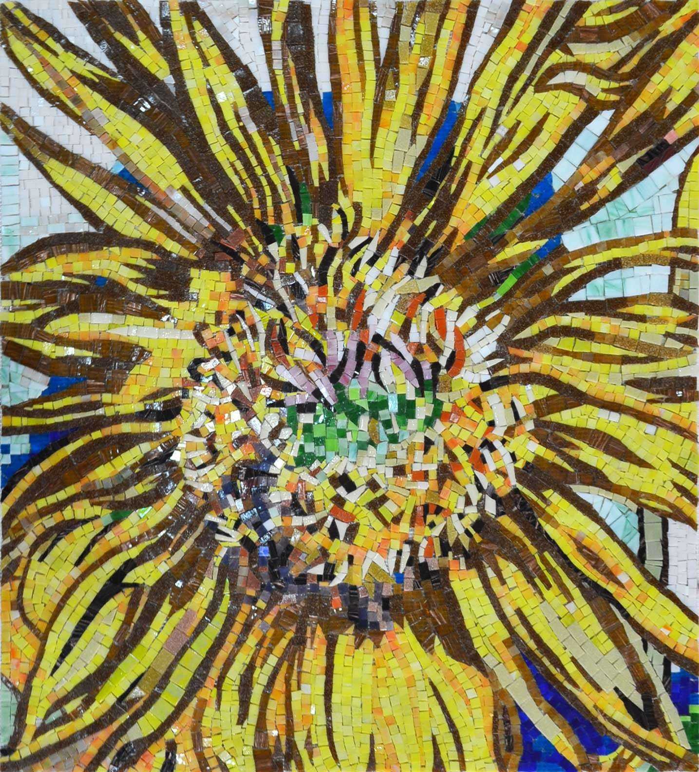 Mosaic Wall art Magnificent Floral Mozaix Inc. Custom Marble