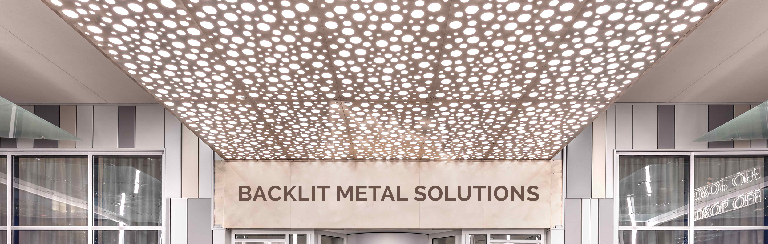 Backlit Metal Solutions Moz Designs Architectural Products + Metals