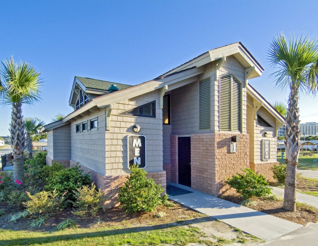 Myrtle Beach Travel Park Bathhouses Mozingo + Wallace