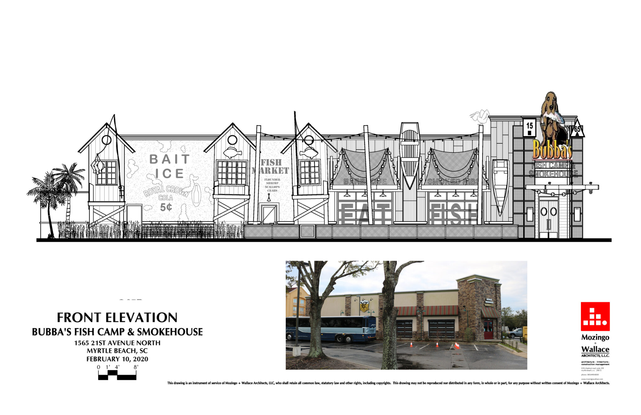 Bubba’s Fishcamp and Smokehouse Proposed Mozingo + Wallace