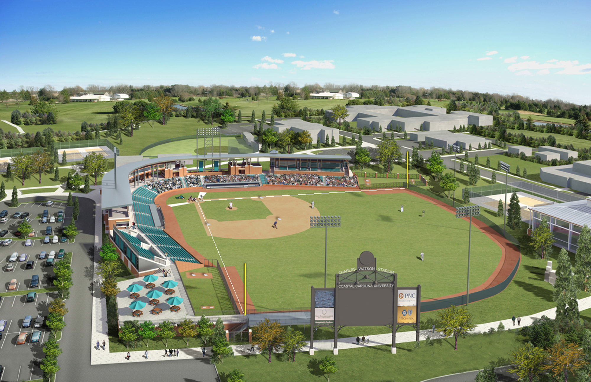 Coastal Carolina University Baseball Complex Mozingo + Wallace
