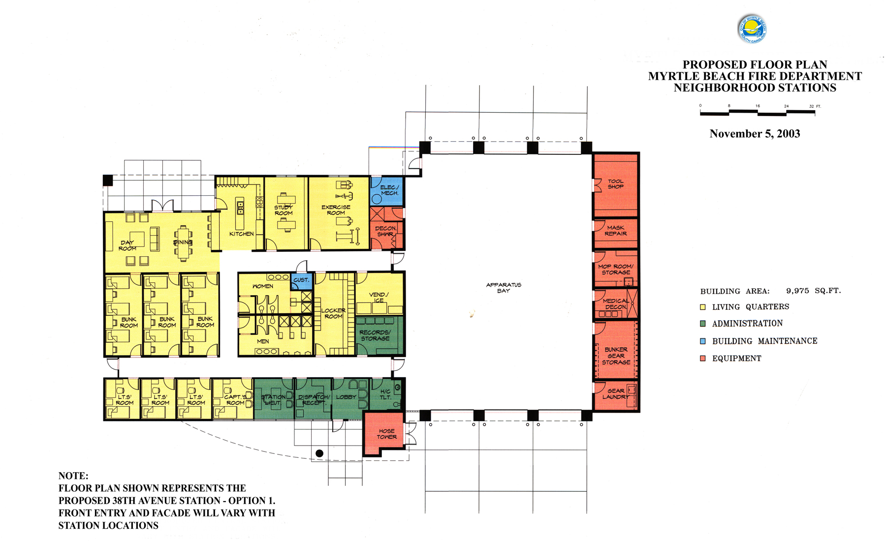Fire Station Floor Plans With Dimensions Image to u