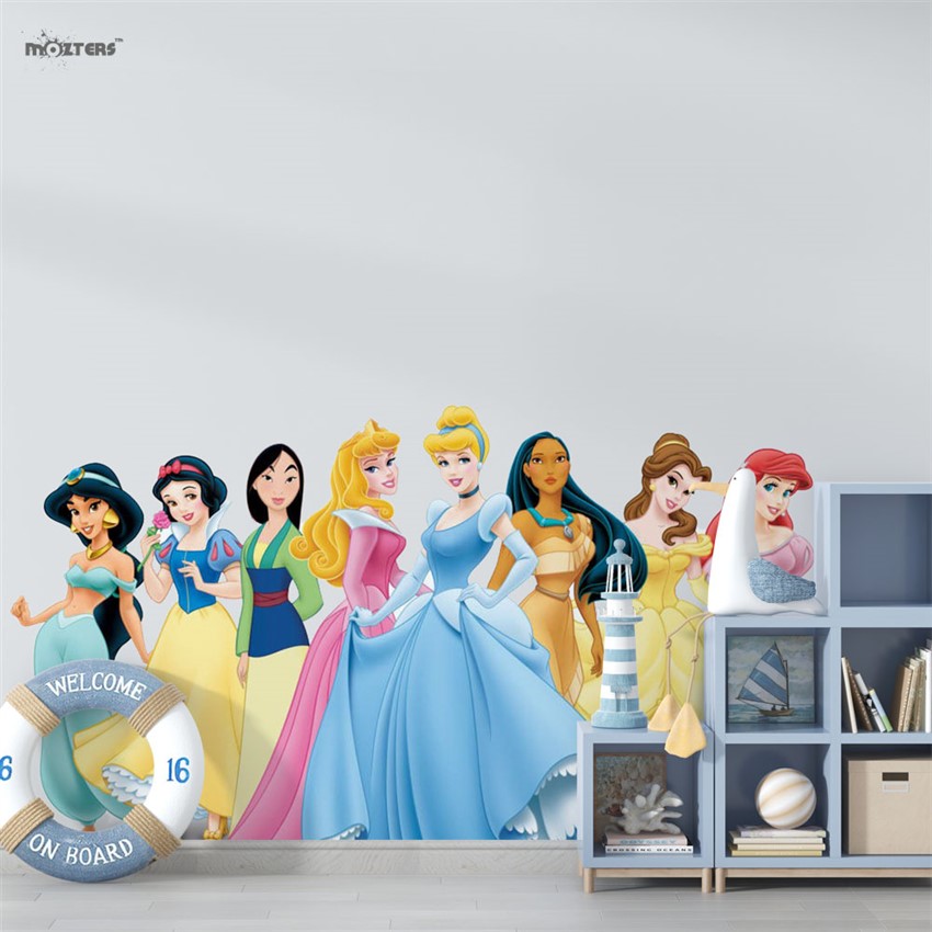 Disney Princess Wall Decal Mozters