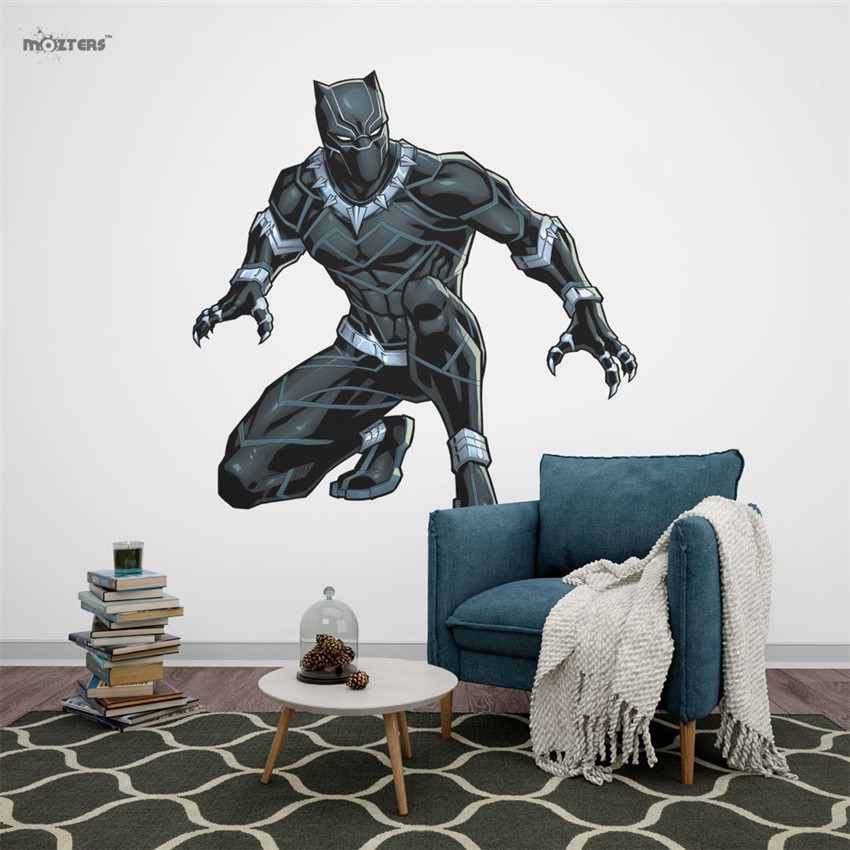 Avenger Black Panther Wall Decal Mozters