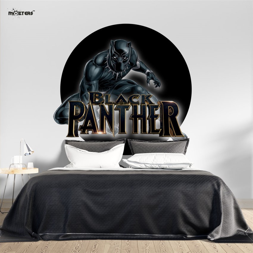 Avenger Black Panther Wall Decal Mozters
