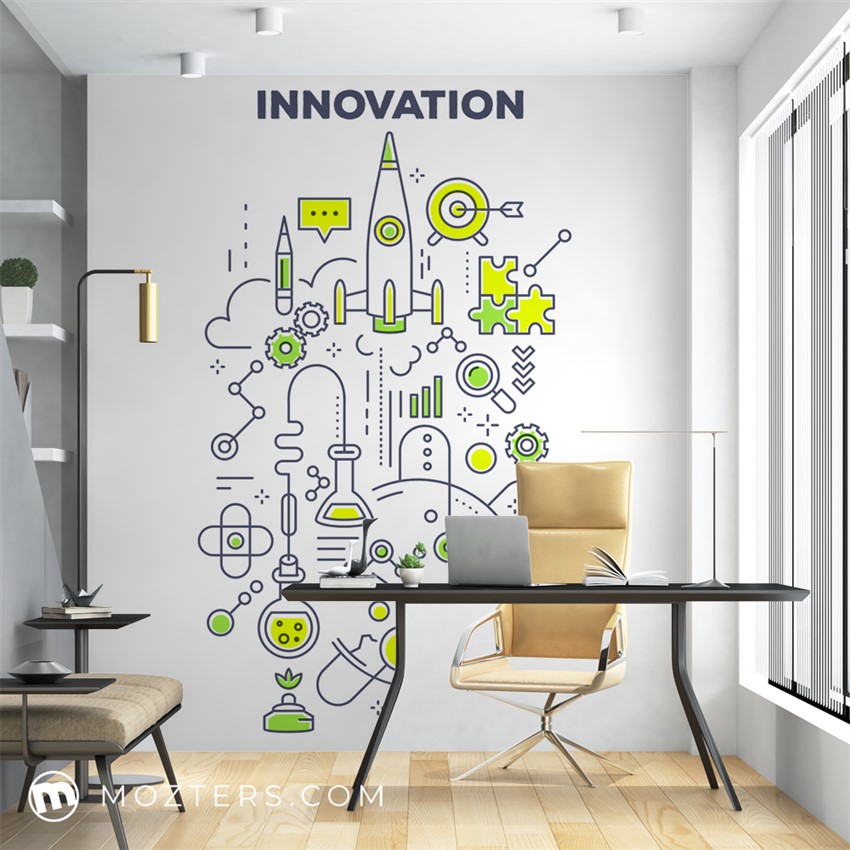 Innovation Business Wall Decal Mozters