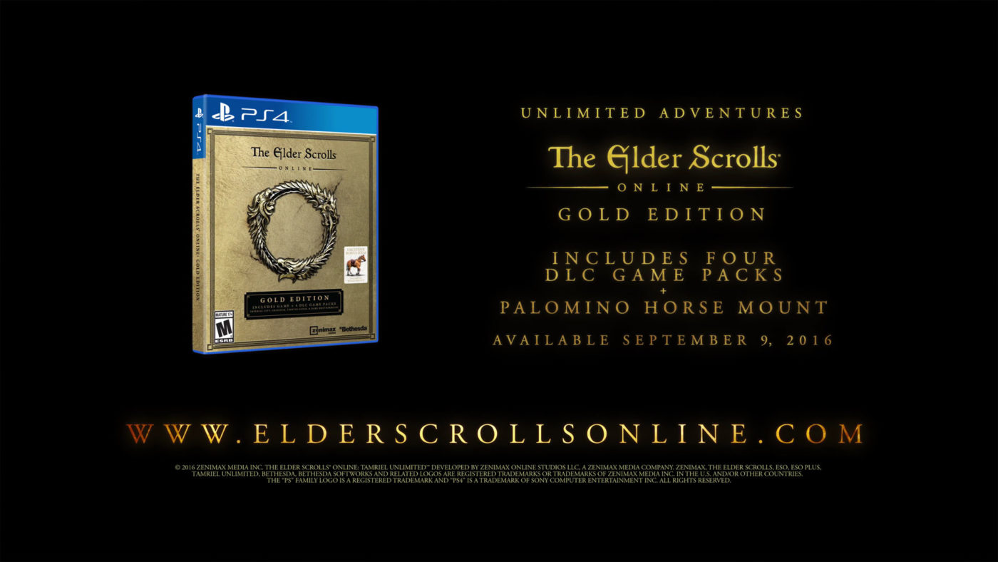 PlayStation 4 Pro Footage of The Elder Scrolls Online Revealed MP1st