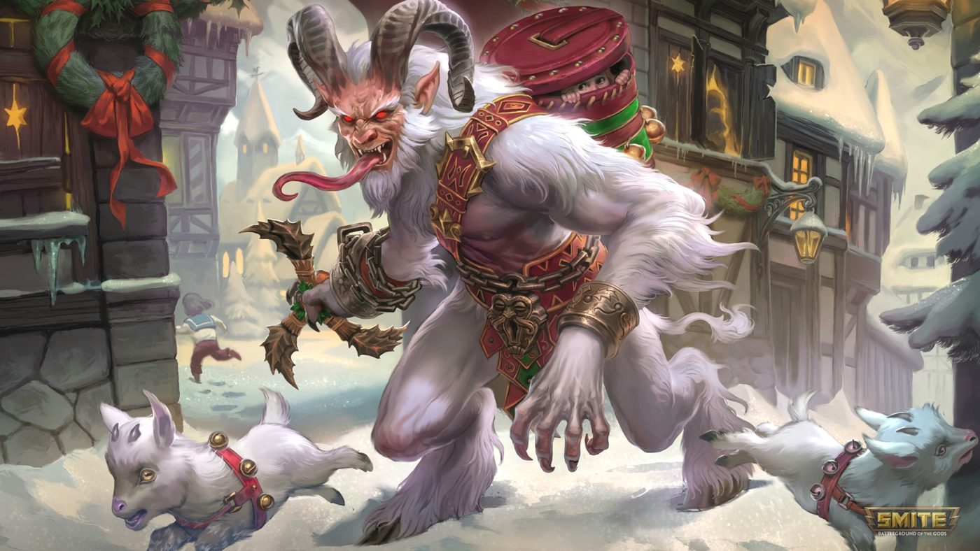 Smite Patch Adds Tier 5 Skin for Ullr, Krampus Inspired Skin