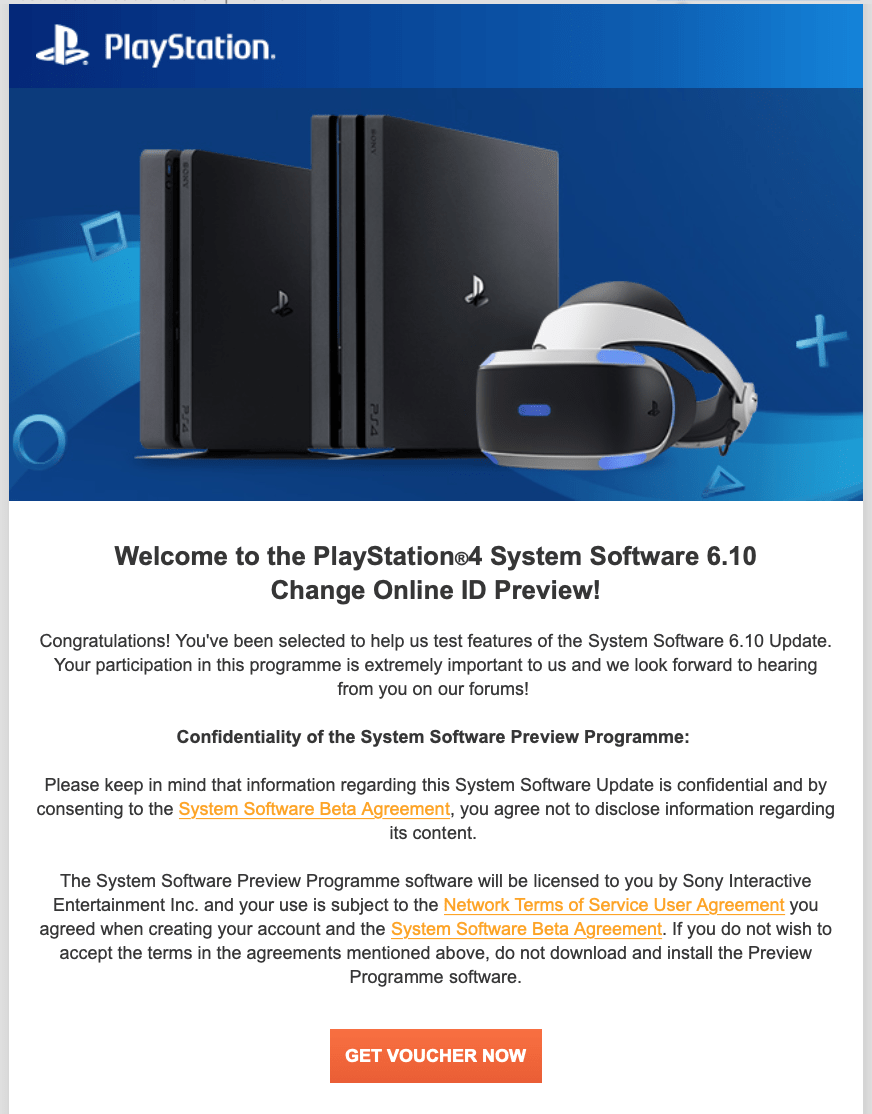 PS4 Change Online ID Invite Preview Invites Being Sent Out by Sony